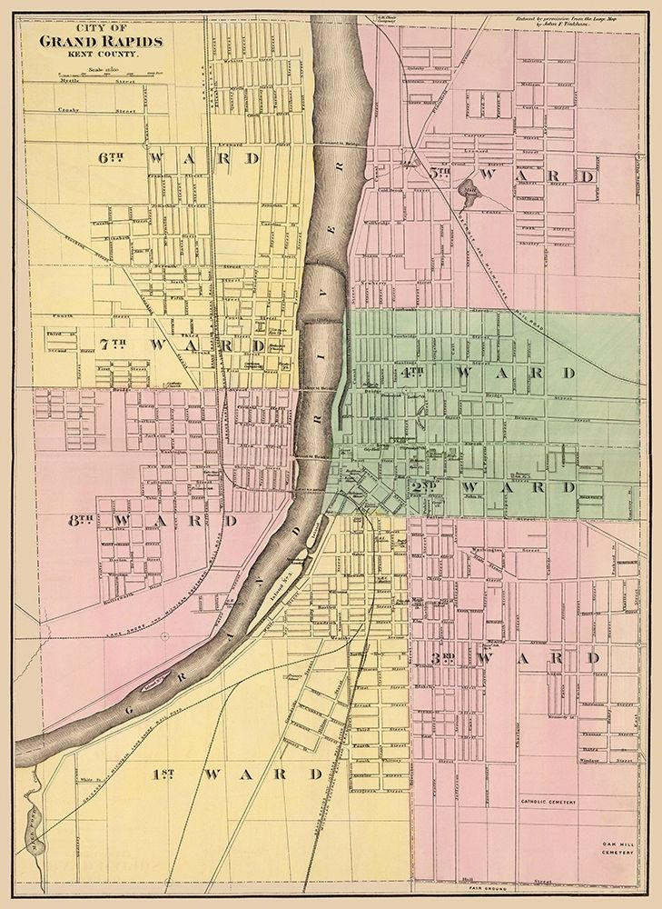 Grand Rapids Michigan -Tinkham 1873