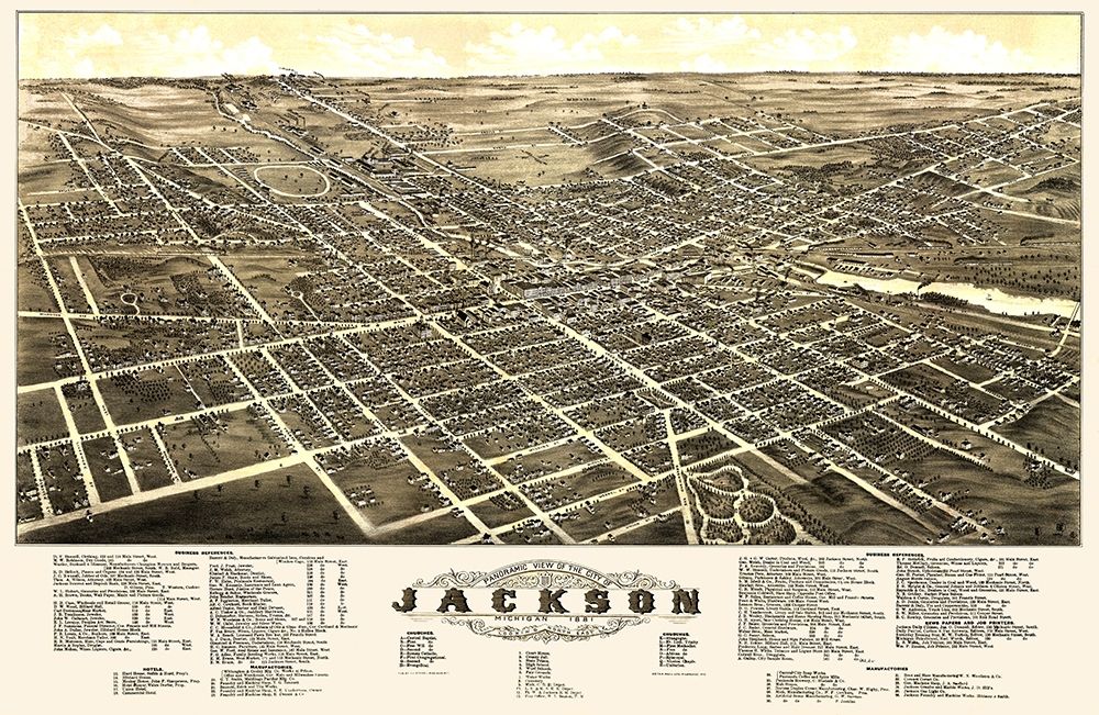 Jackson Michigan - Beck 1881