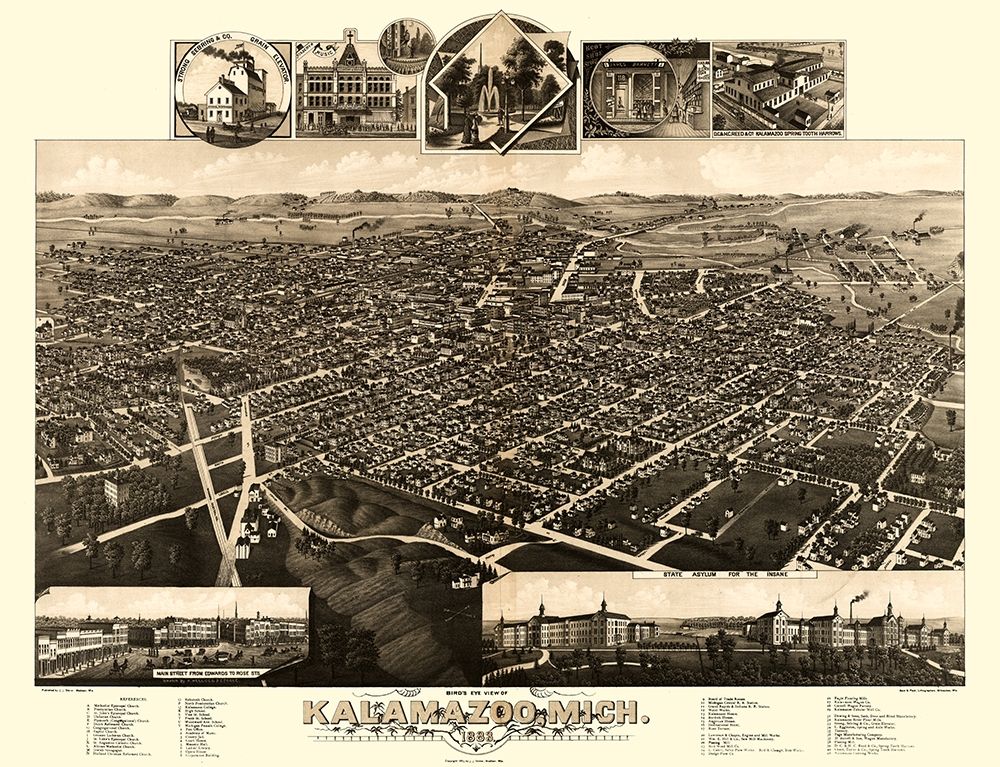 Kalamazoo Michigan - Wellge 1883