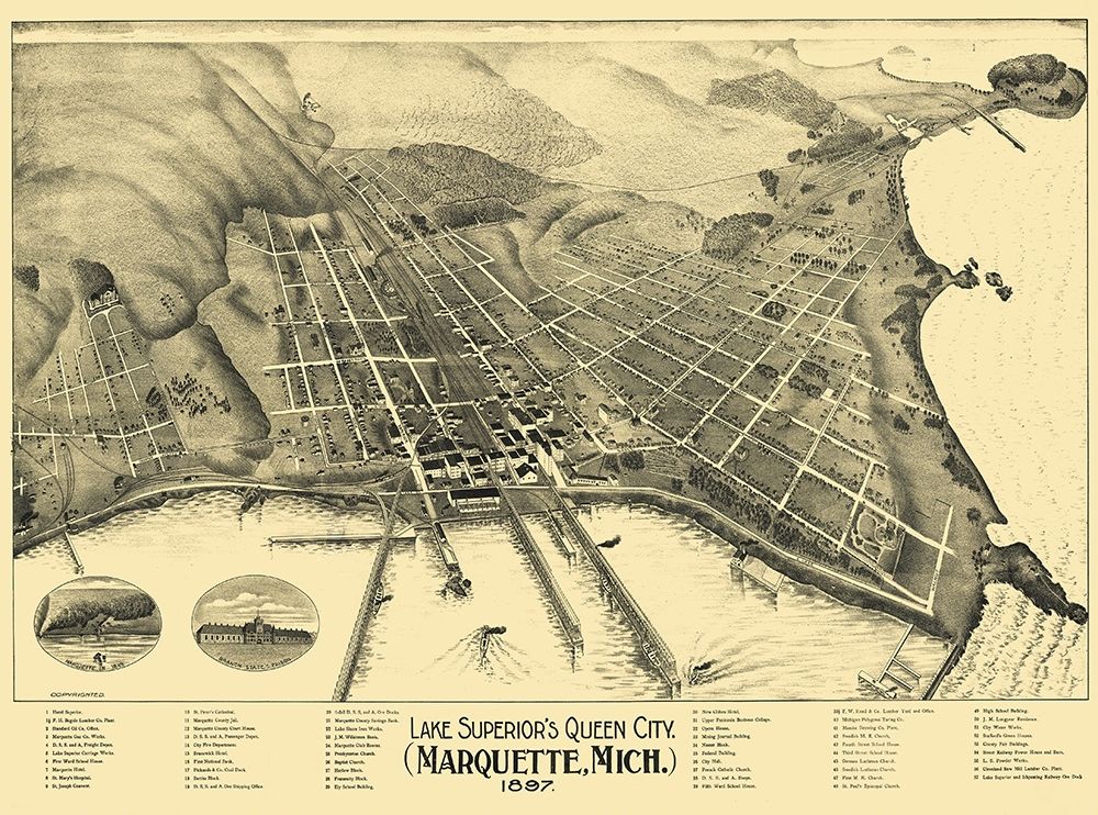 Marquette Michigan - 1897