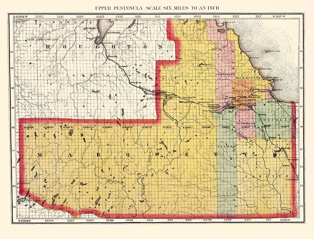 Marquette Michigan - Walling 1873