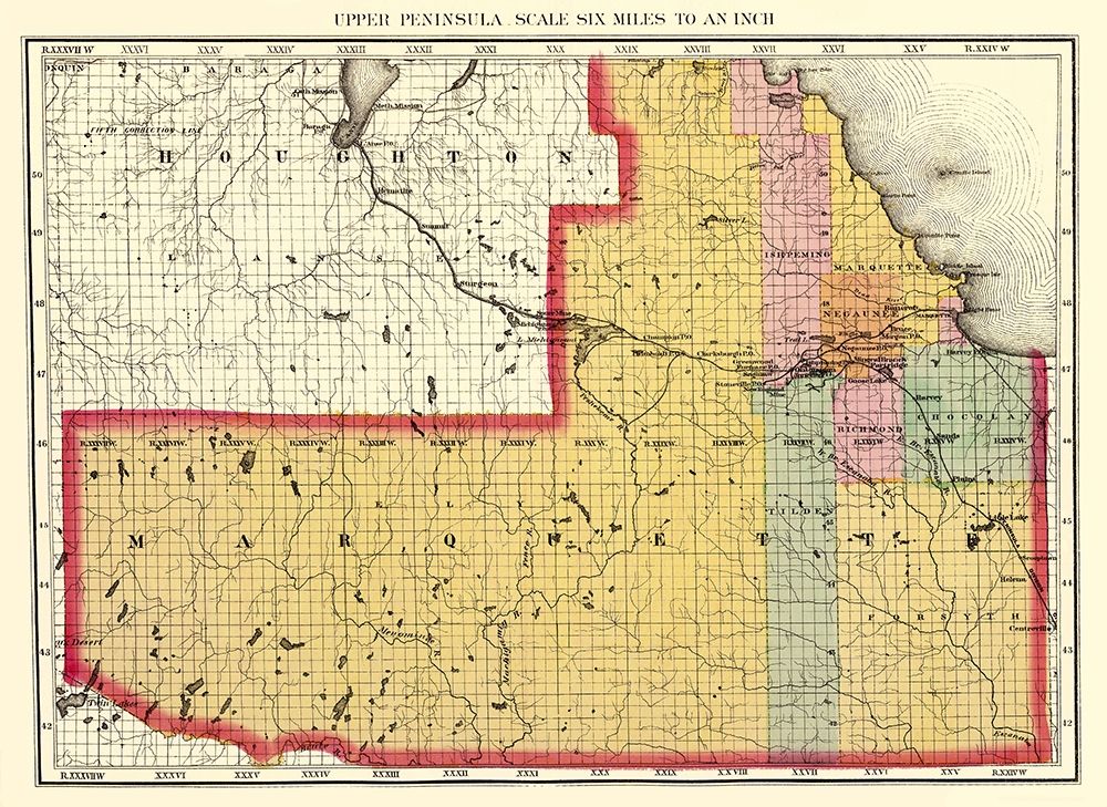 Marquette Michigan - Walling 1873