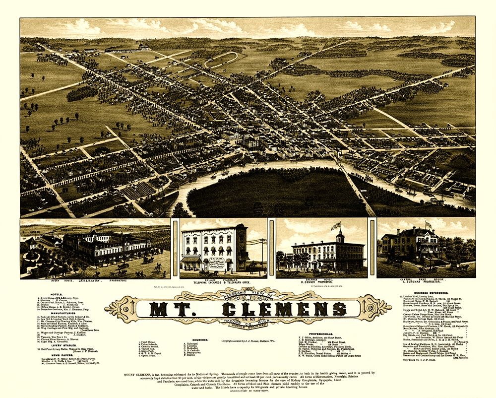 Mt Clemens Michigan - Beck 1881