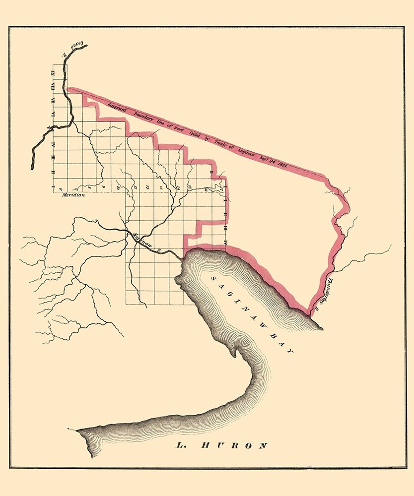 Saginaw Bay Area Michigan - 1835
