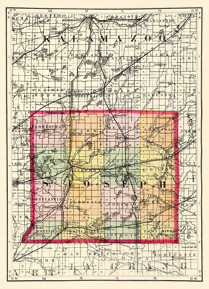 St Joseph Michigan - Walling 1873