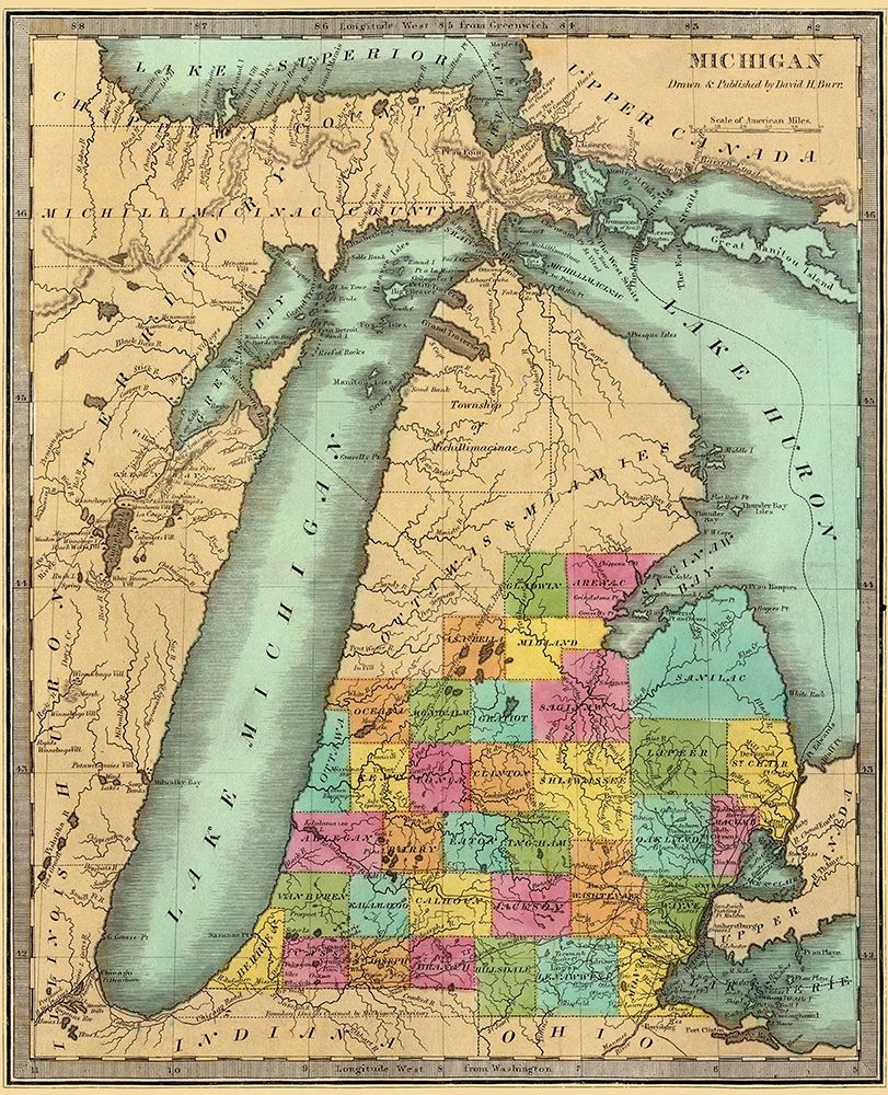 Michigan - Burr 1835
