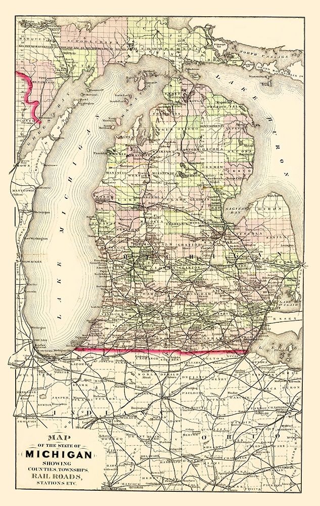 Michigan Upper Peninsula - Tackabury 1873