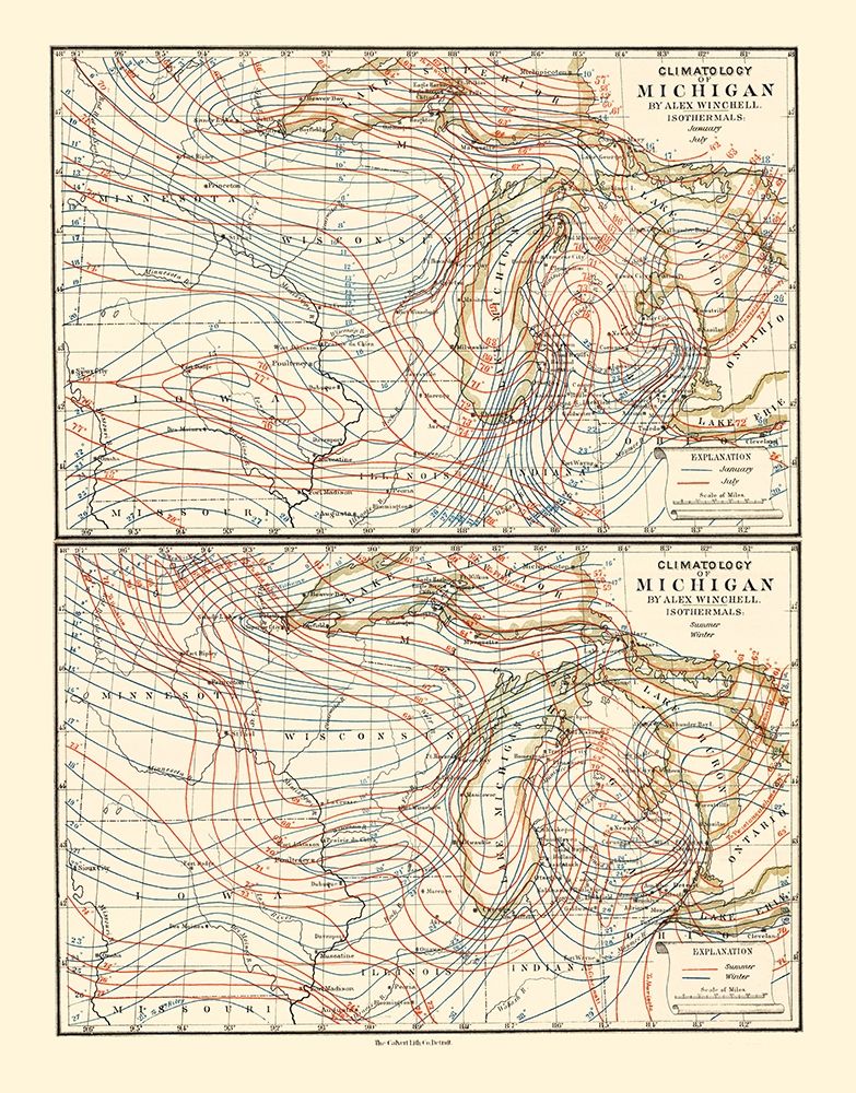 Michigan Climatology Summer to Winter
