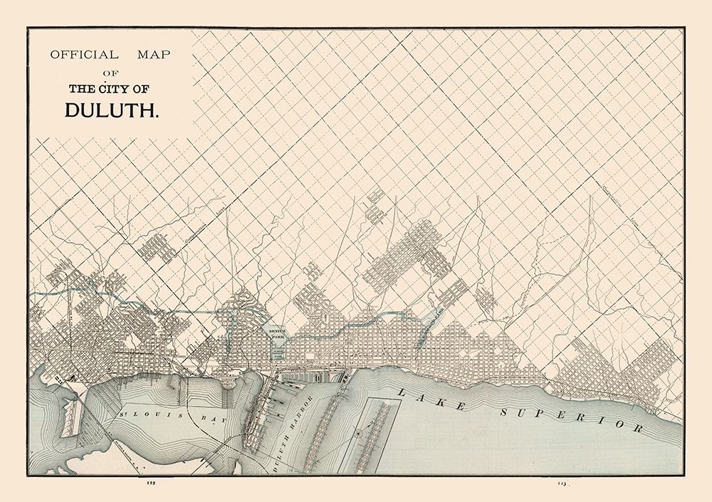 Duluth  Minnesota- Cram 1892