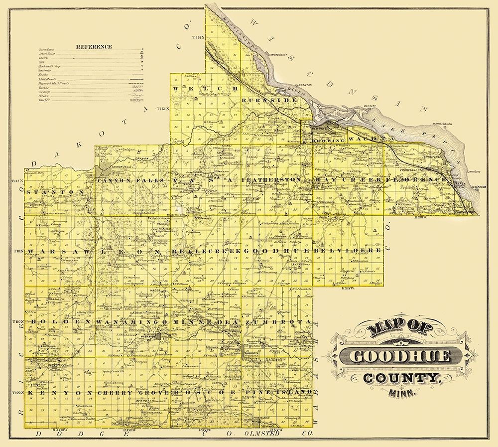 Goodhue Minnesota Landowner - Andreas 1874