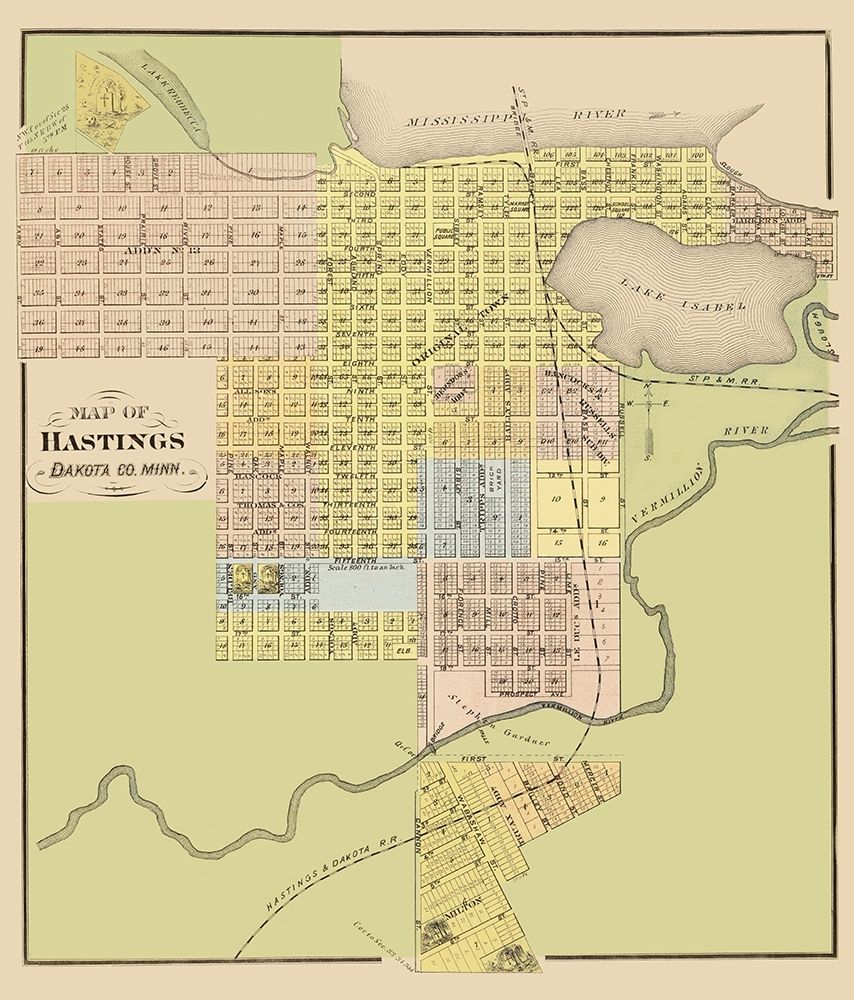 Hastings Minnesota - Andreas 1874