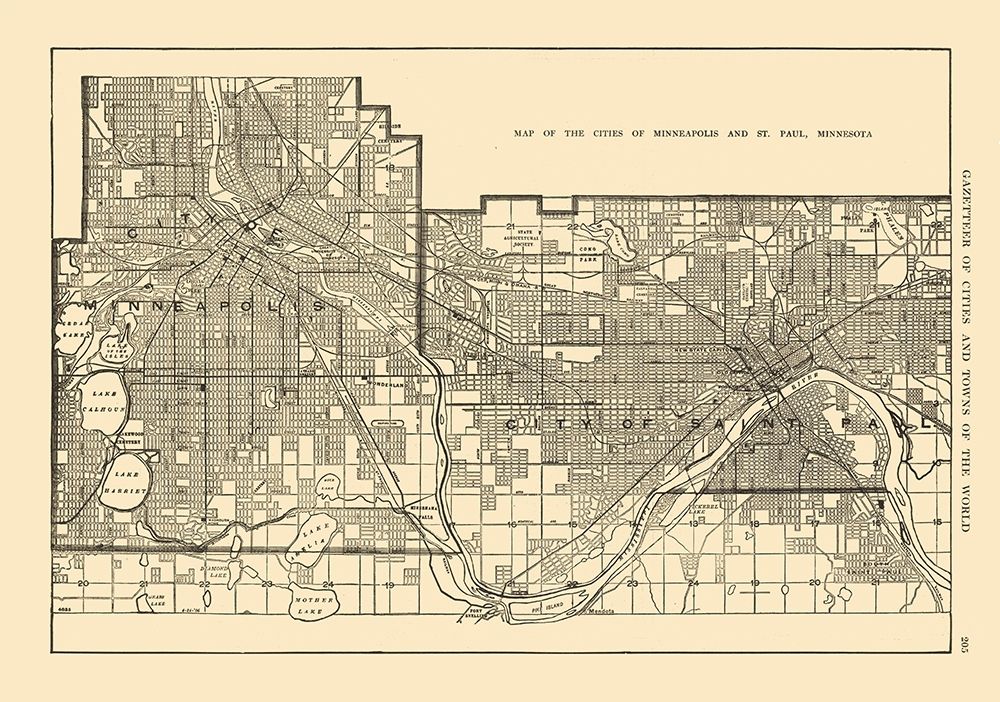 Minneapolis, St Paul  Minnesota - Reynold 1921