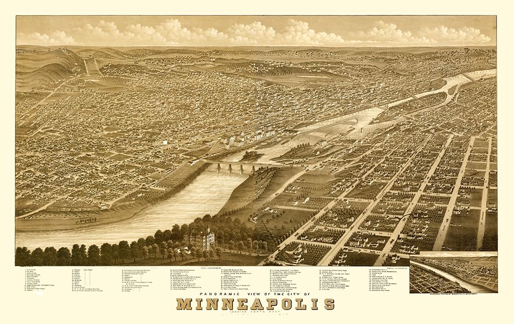 Minneapolis Minnesota - Stoner 1879