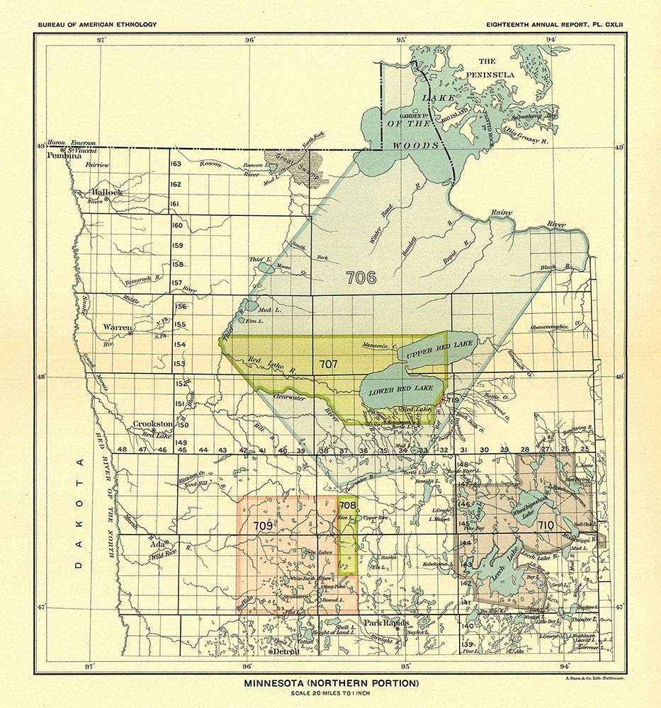 Northern Minnesota - Hoen 1896