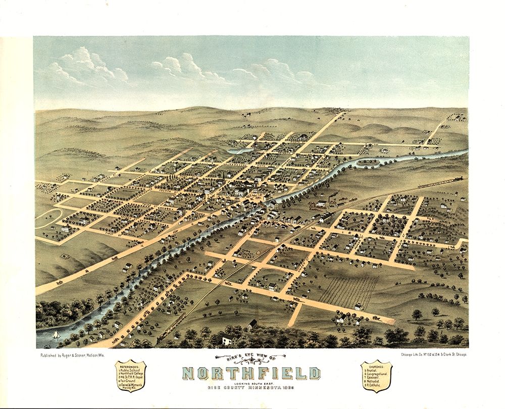 Northfield Minnesota - Stoner 1869