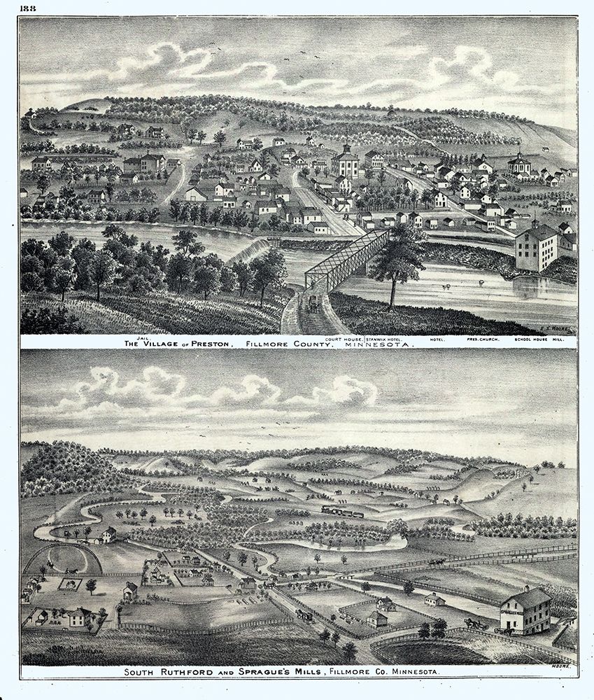 Preston Minnesota - Moore 1874