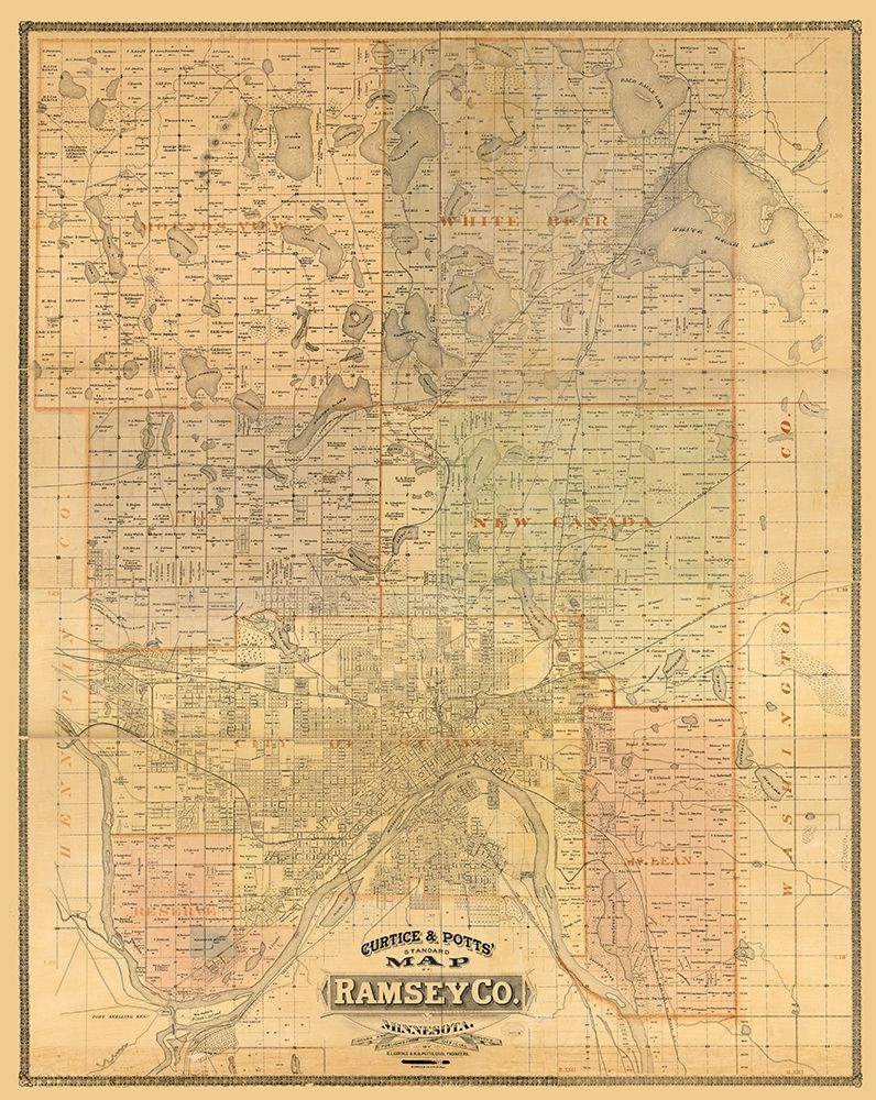 Ramsey County Minnesota - Potts 1885