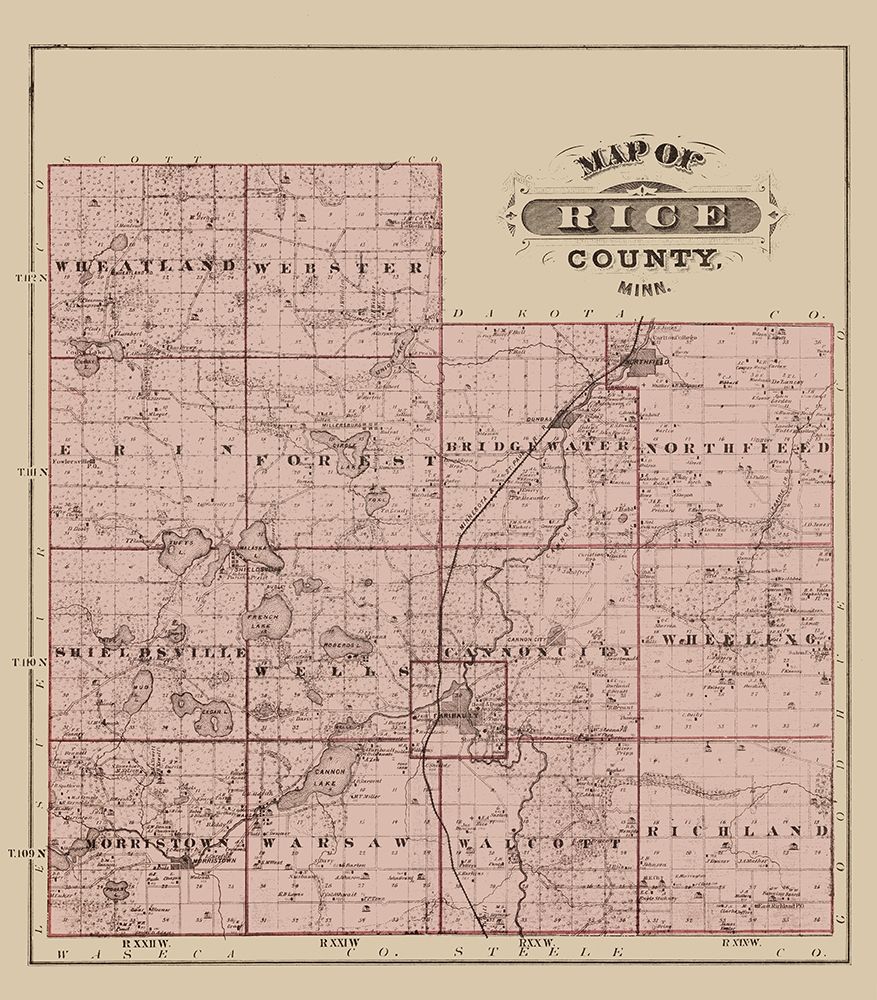 Rice Minnesota Landowner - Andreas 1874