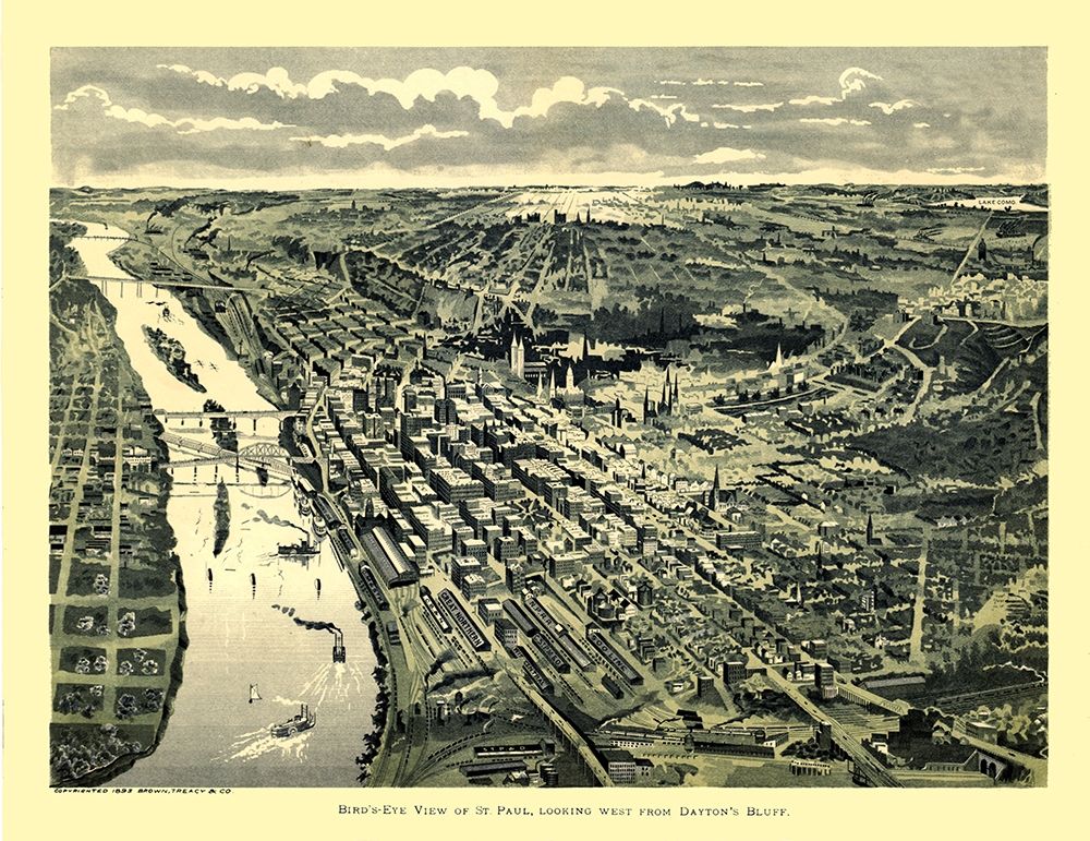 Saint Paul Minnesota - Treacy 1893