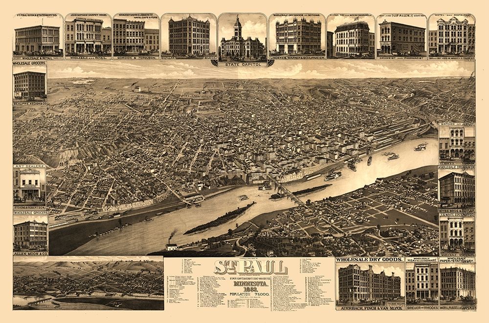 Saint Paul Minnesota - Stoner 1883