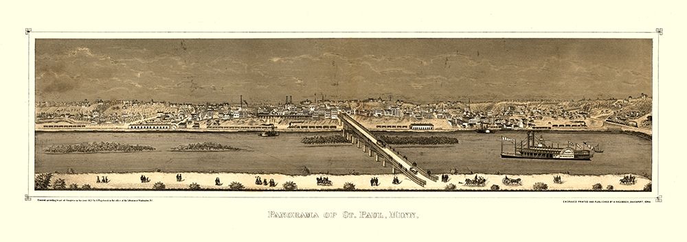 Saint Paul Minnesota - Hageboeck 1873