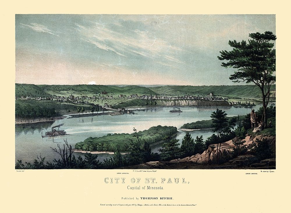 Saint Paul Minnesota - Ritchie 1853