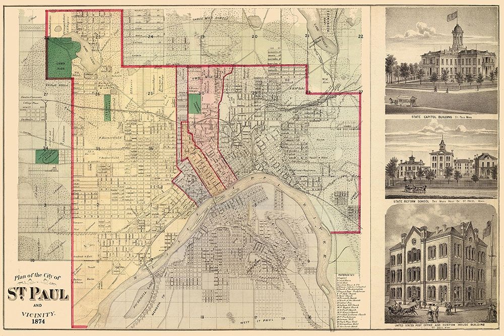 Saint Paul Minnesota Landowner - Andreas 1874