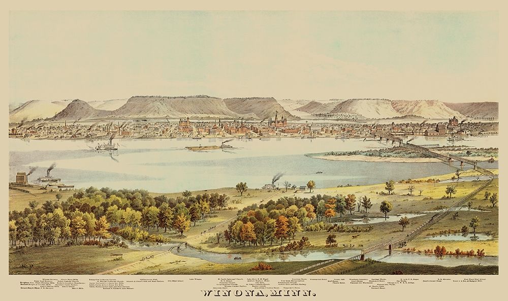 Winona Minnesota - Andreas 1874