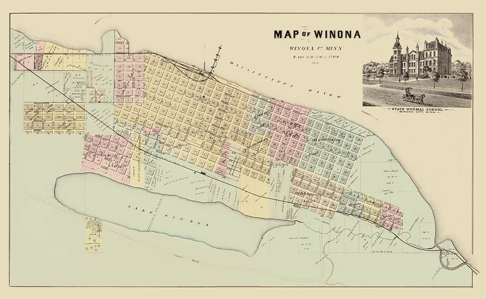 Winona Minnesota - Andreas 1874
