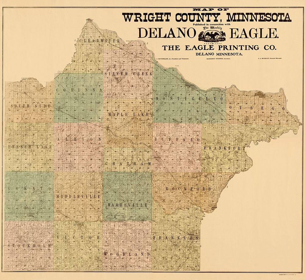 Wright Minnesota Landowner - Hixson 1901