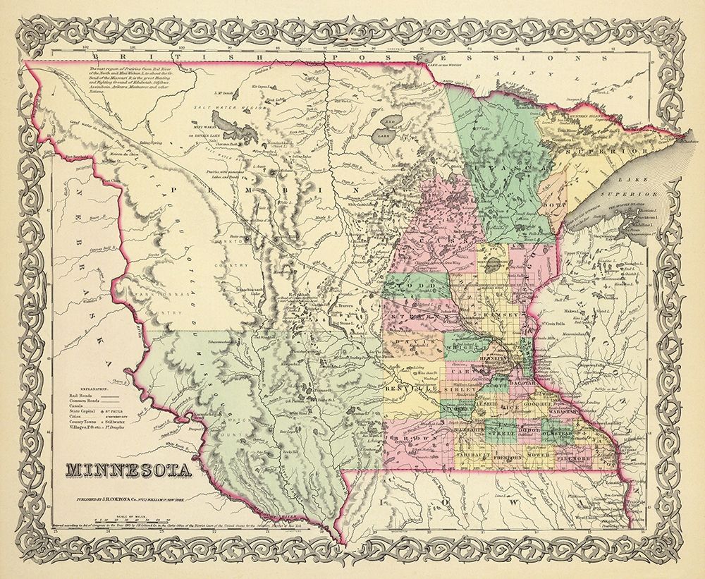Minnesota - Colton 1856