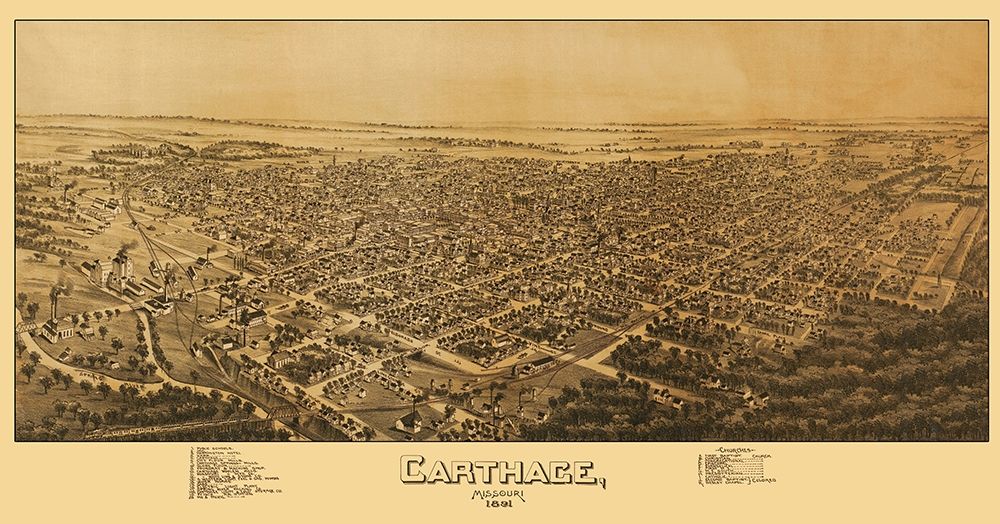 Carthage Missouri - Fowler 1891