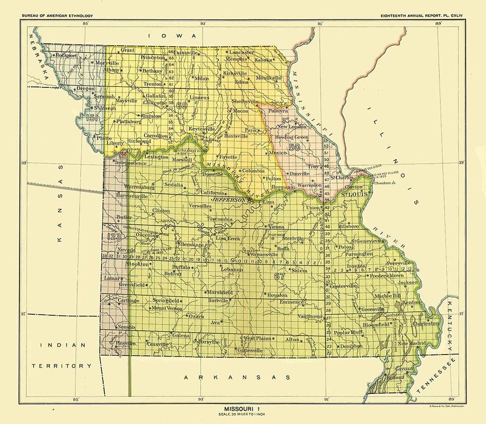 Missouri - Hoen 1896