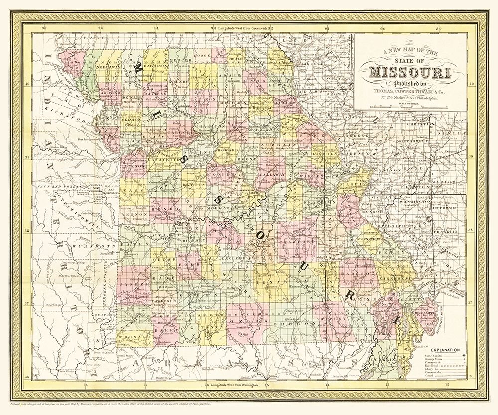Missouri - Cowperthwait 1850