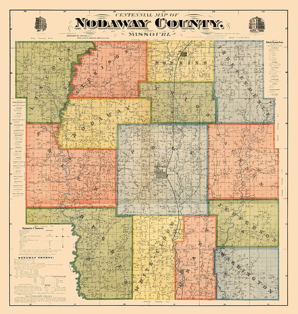 Nodaway County Missouri - Morehouse 1900
