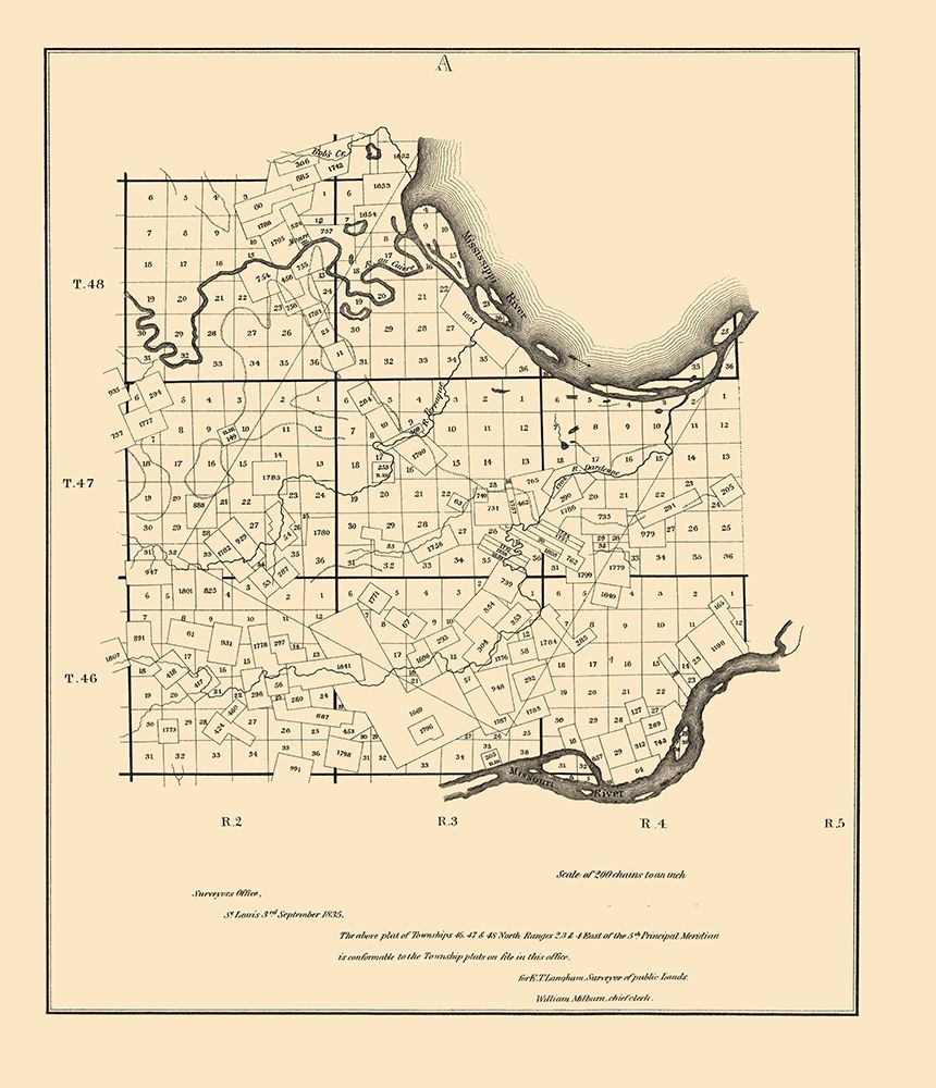 St Charles Missouri - Milburn 1835