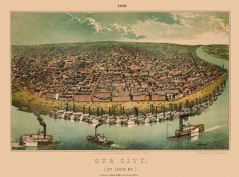St Louis Missouri - Hagen 1859