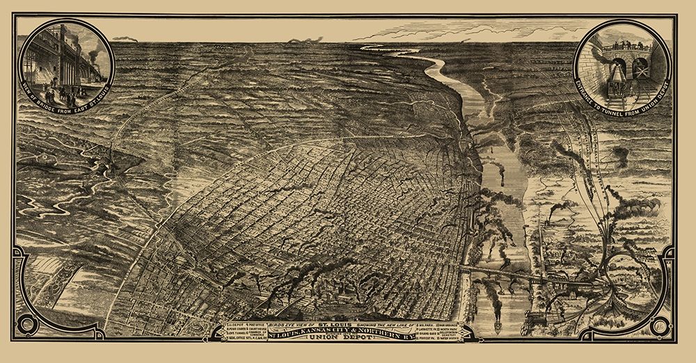 St Louis Missouri - Woodward 1876
