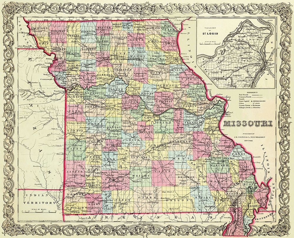 Missouri - Colton 1855