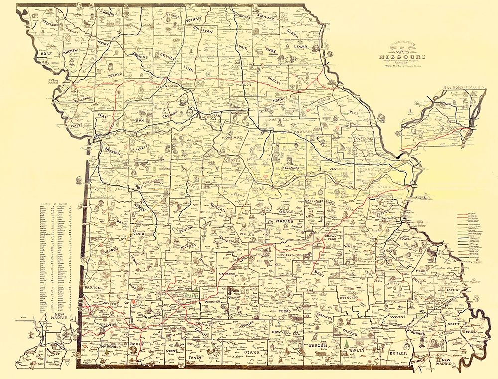 Missouri Railway Mail Service - Galbraith 1897
