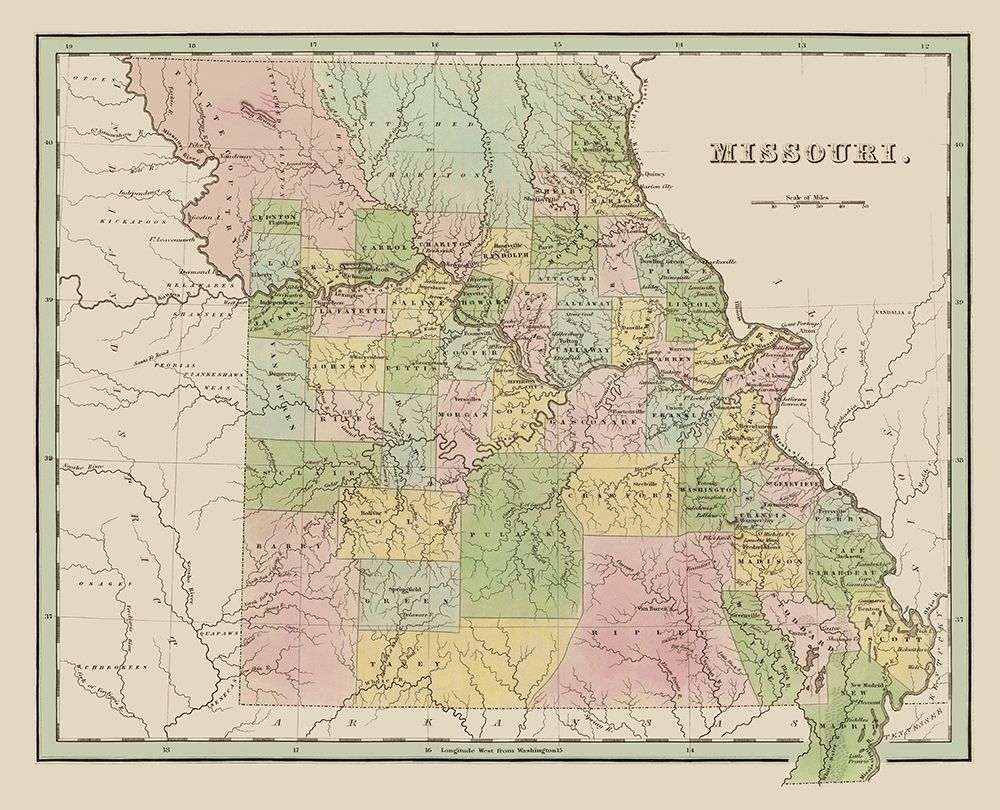 Missouri - Wiley and Putnam 1838
