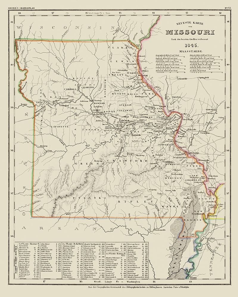 Missouri - Meyer 1845