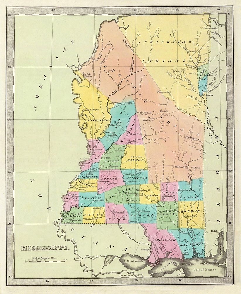 Mississippi - Burr 1835
