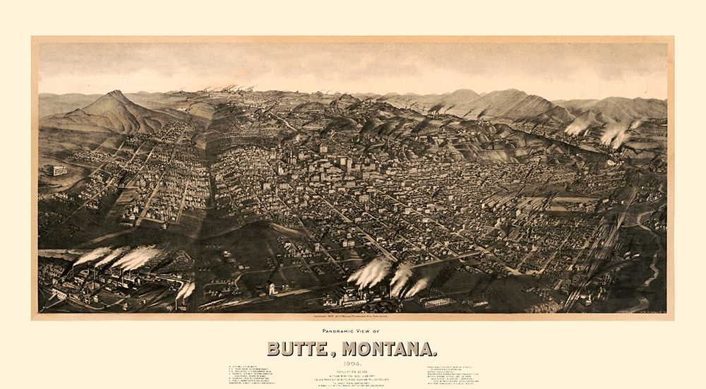 Butte Montana - Wellge 1904