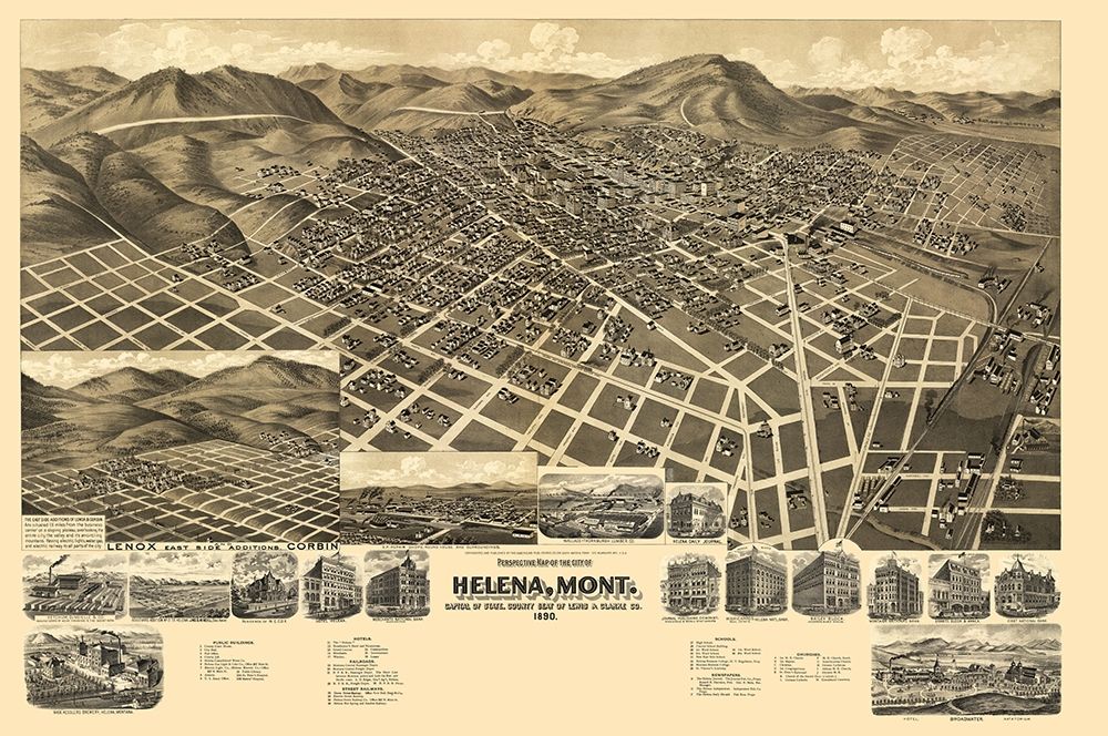 Helena Montana - American Pub Co 1890