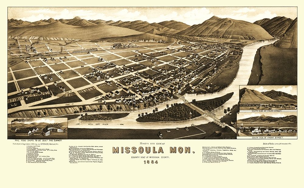 Missoula Montana - Stoner 1884