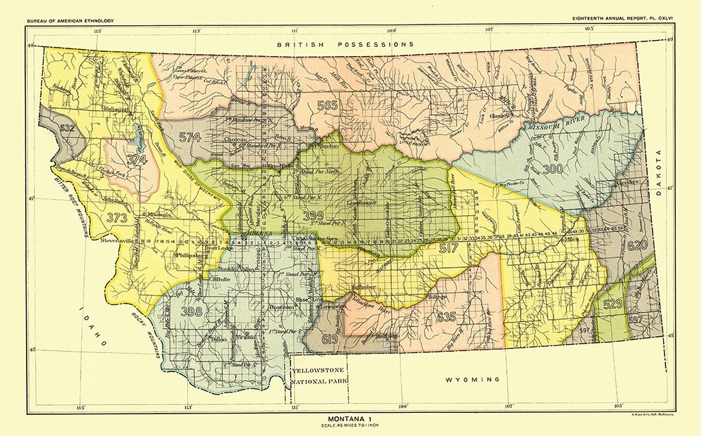 Montana - Hoen 1896