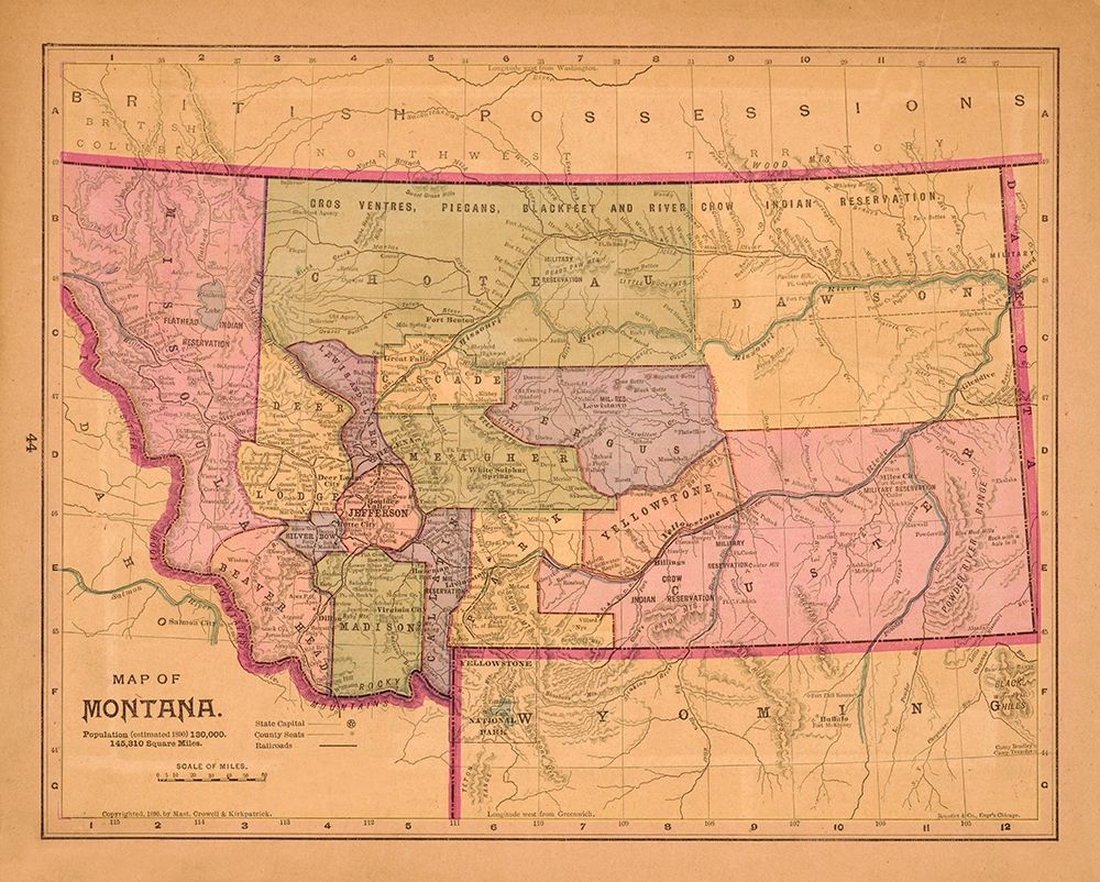 Montana - Crowell 1890