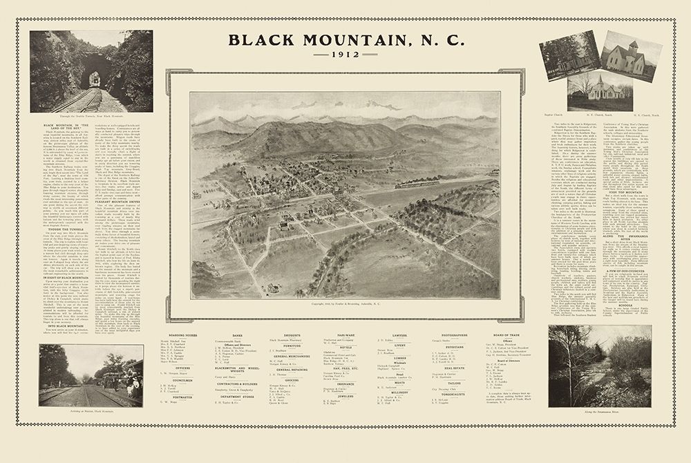 Black Mountain North Carolina - Fowler 1912