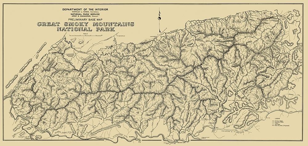 Great Smoky Mts Natl Park, Preliminary 1934